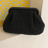 Bolso crochet color negro grande / Kaus Studio