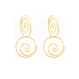 Spiral Earrings Gold / Mais X Frida