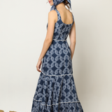 Vestido Rebecca Maxi Short Azul / Kleid