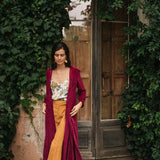 Bungavilla Velvet Dress / Volanda Collection