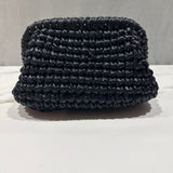 Bolso crochet color negro con cadena / Kaus Studio