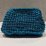 Bolso crochet color azul / Kaus Studio